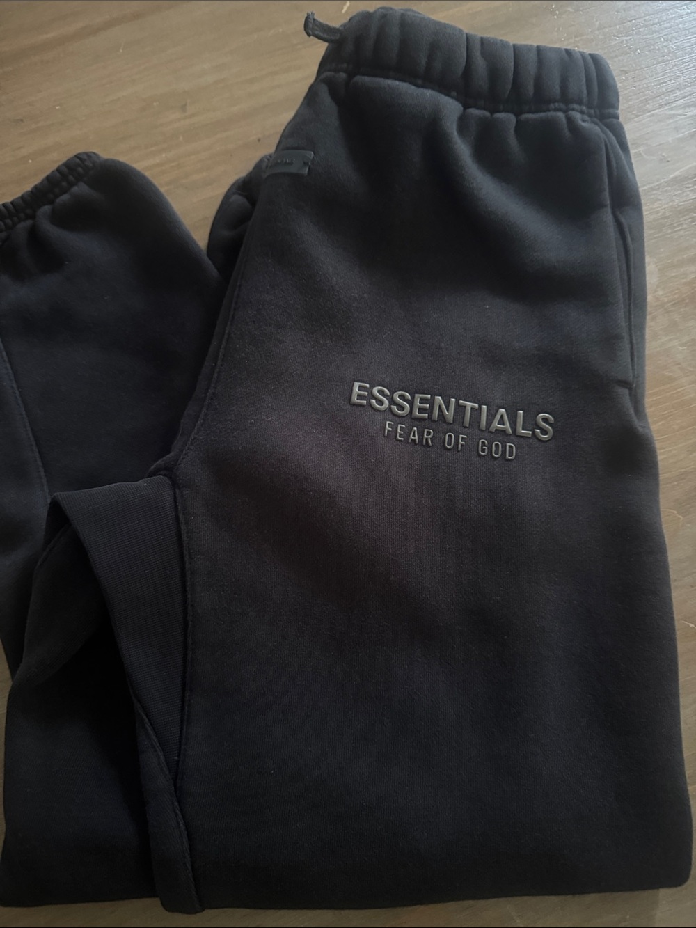 Essentials Kids Black Jogger Sweatpants